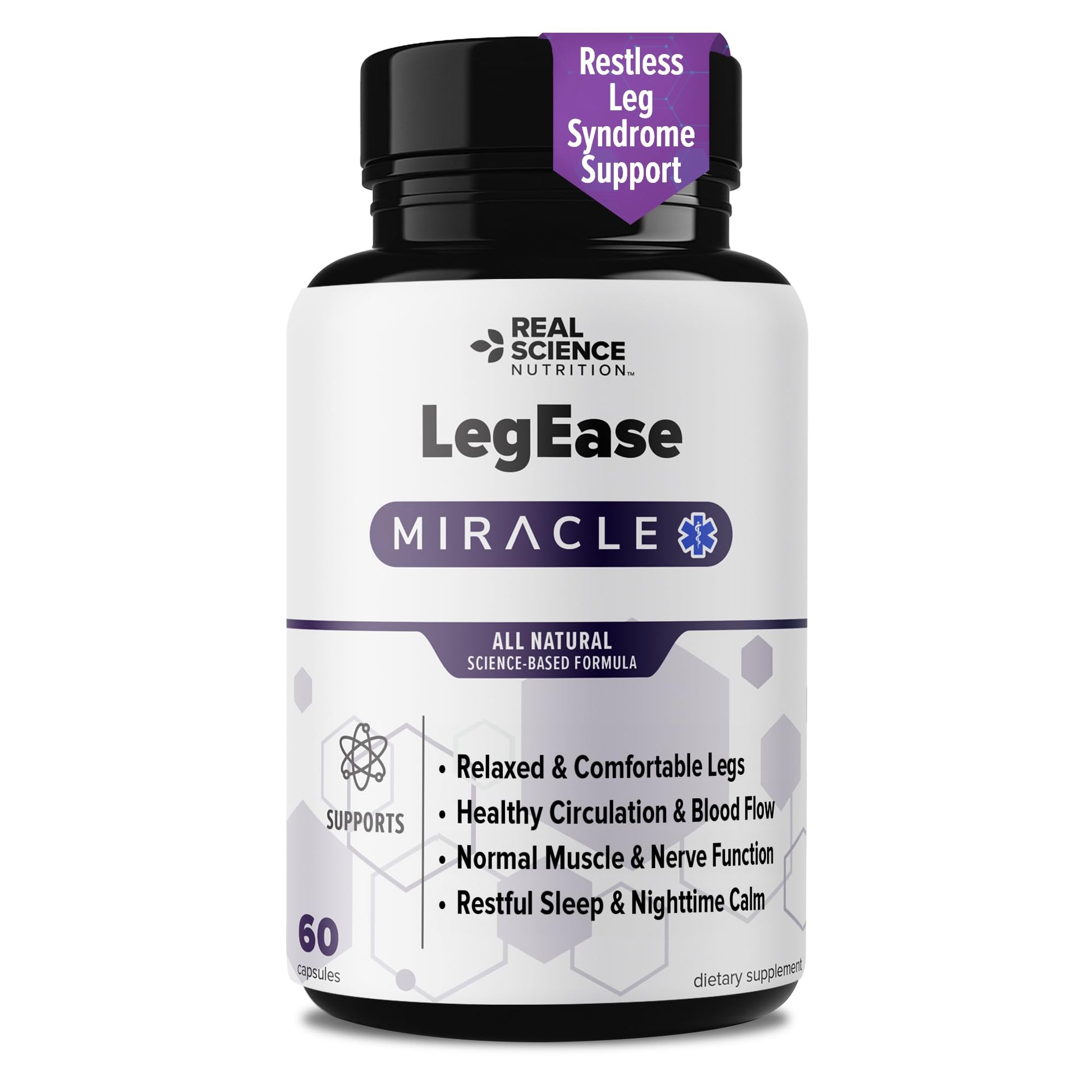 Real Science Nutrition LegEase Miracle Capsule 60 Capsules