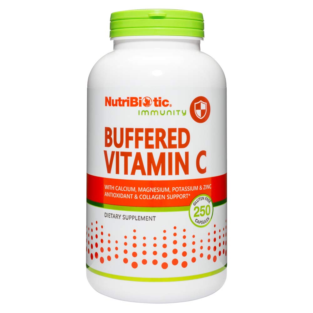 NutriBiotic Buffered Vitamin C 500 Mg Capsules 250