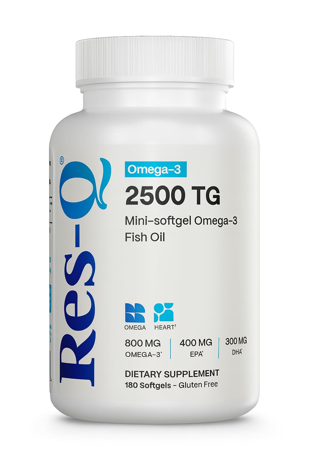 Res-Q 2500 TG Omega-3 Fish Oil Capsule 180 Count