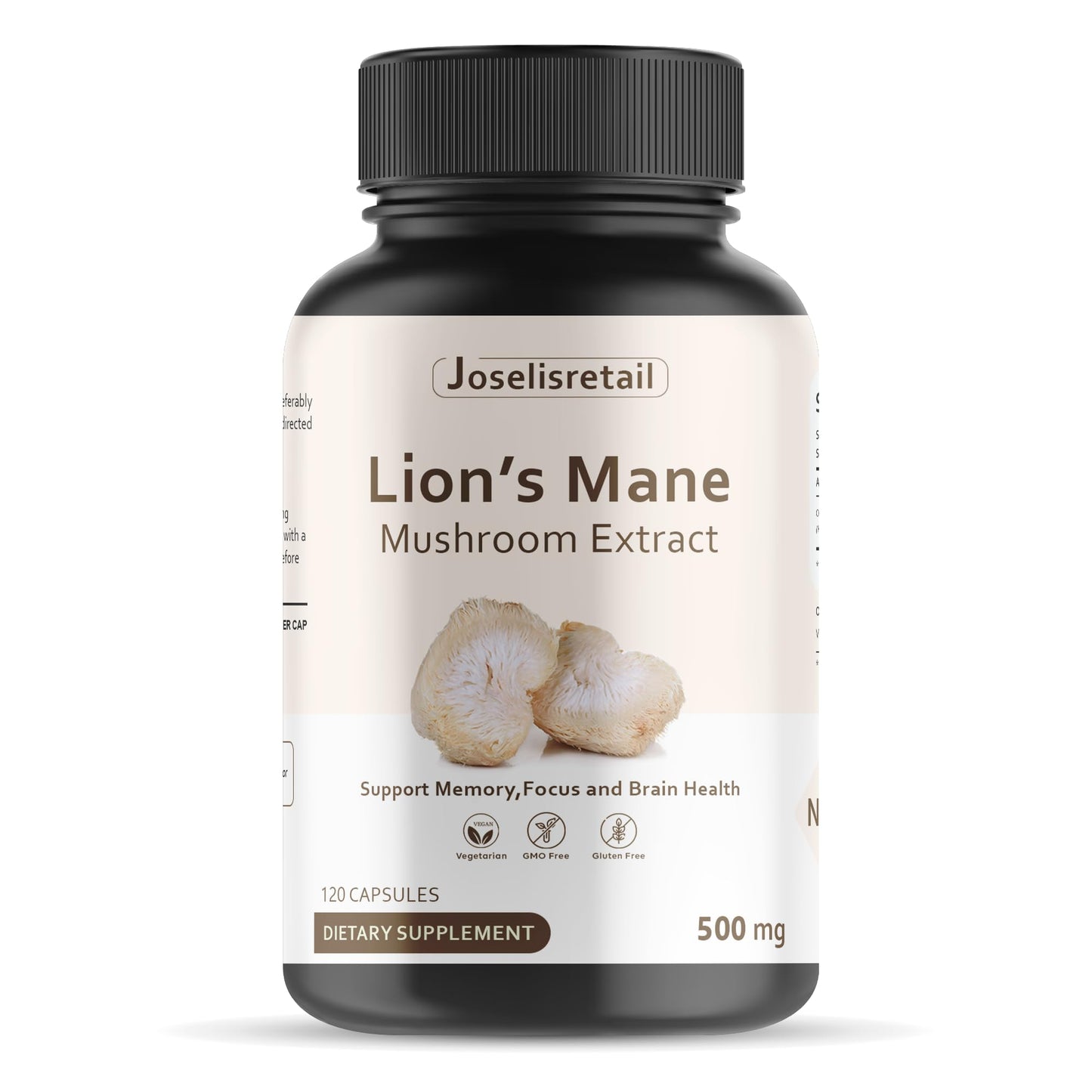Joselisretail Lion's Mane Mushroom Complex Capsule, 1 Count