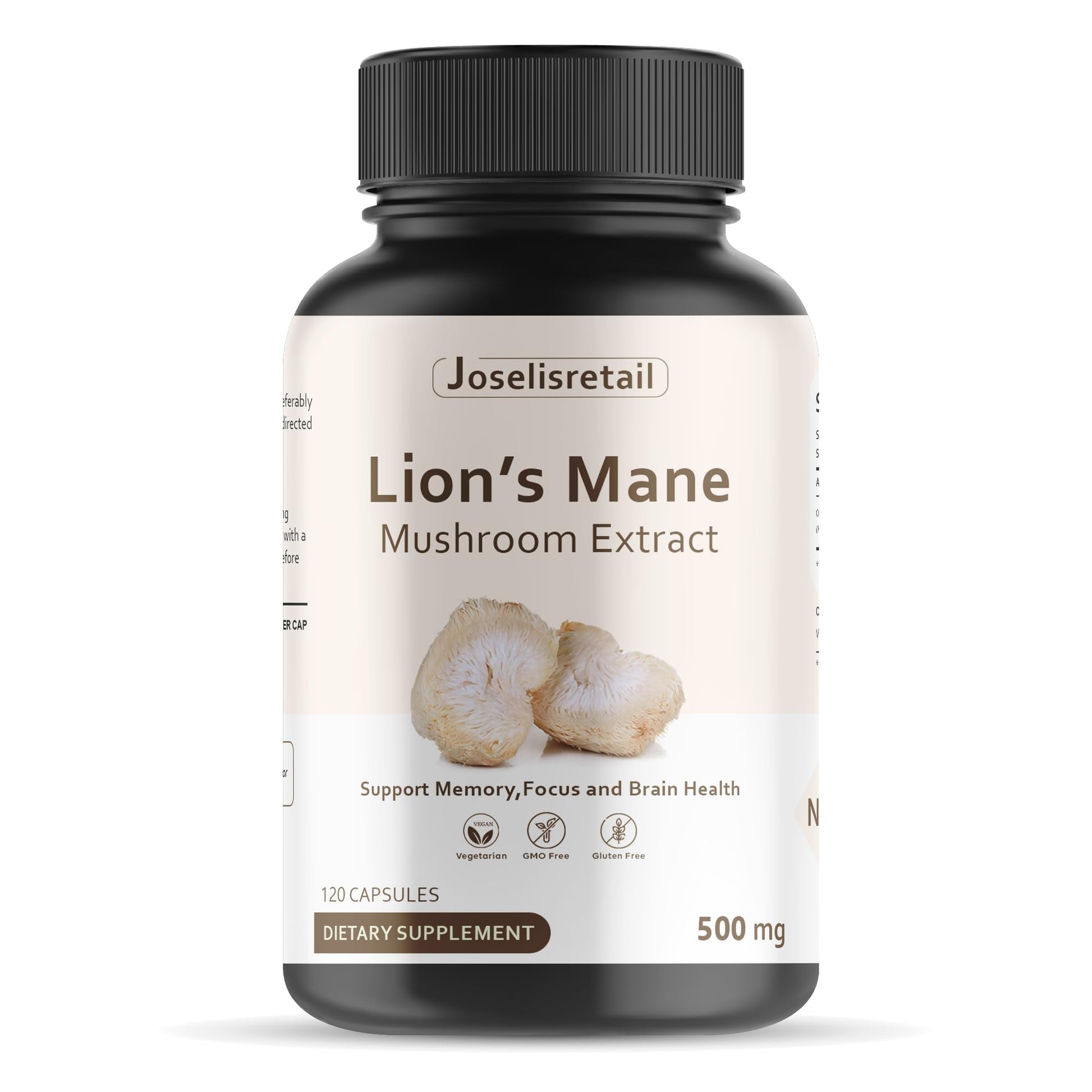 Joselisretail Lion's Mane Mushroom Complex Capsule, 1 Count