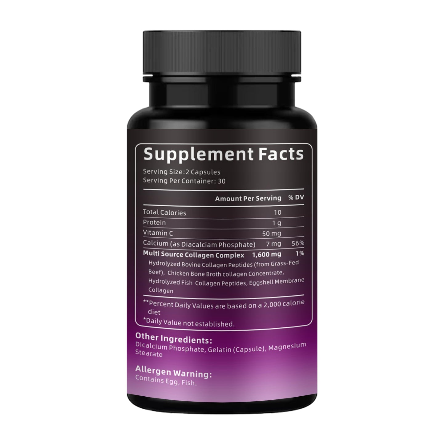 Nour Nutri Health Multi Collagen Peptides Capsules 60 Capsules