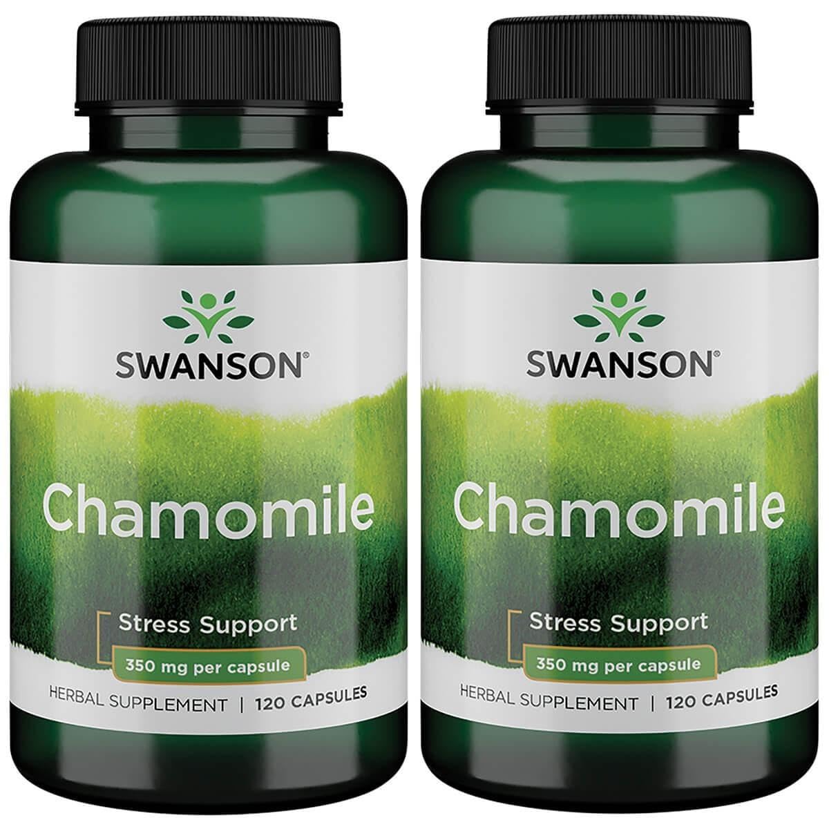 Swanson Chamomile Stress Support Capsule 240 Capsules