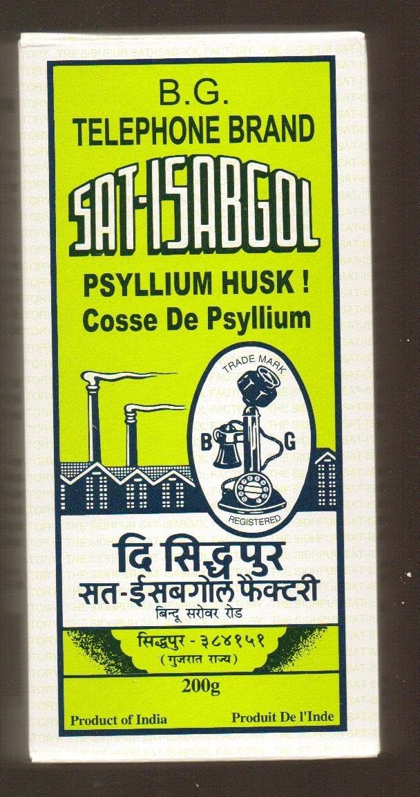 PGM DISTRIBUTORS Psyllium Husk (Sat-Isabgol) Powder 7.05 Ounce