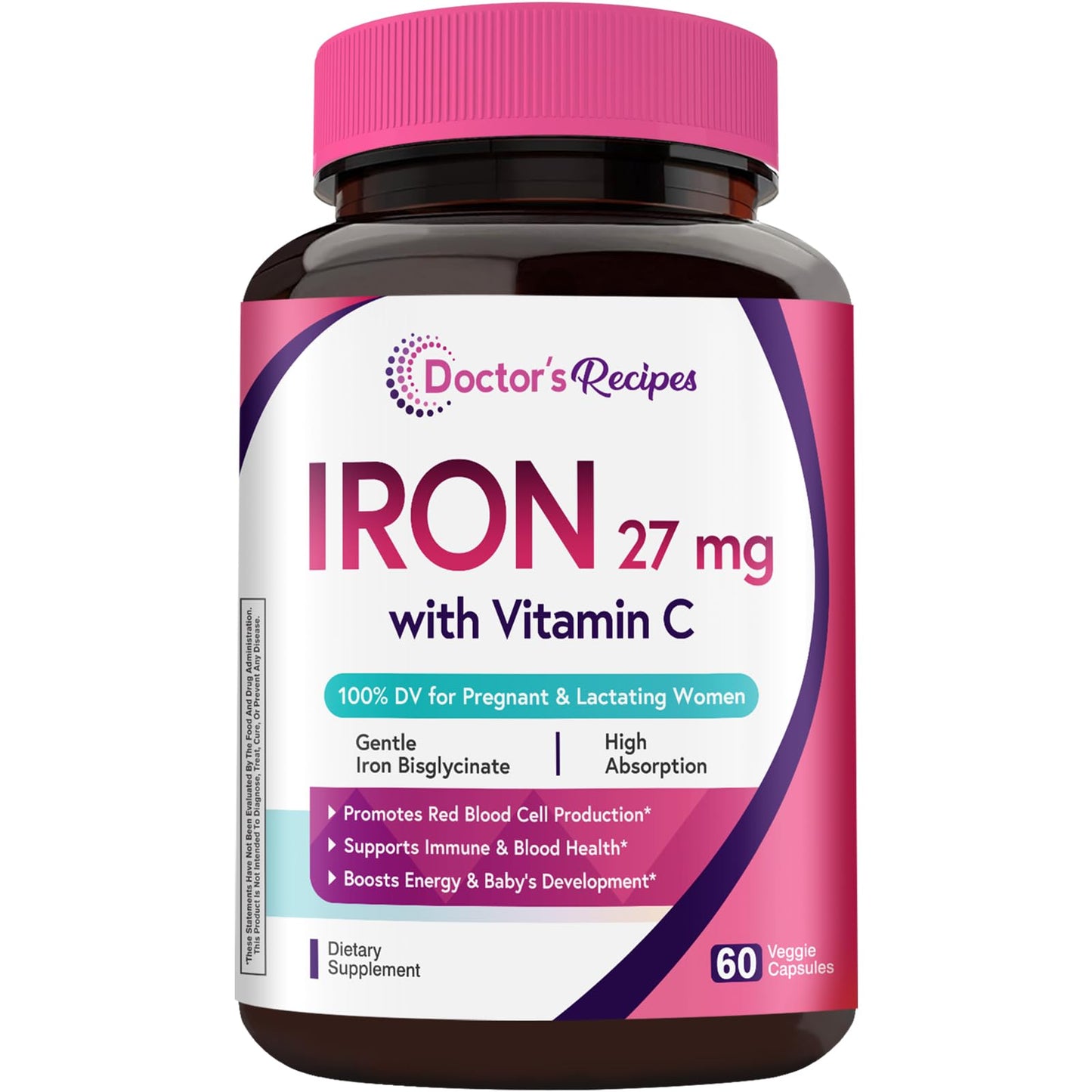 Doctor's Recipes Iron Supplement for Pregnant Women 60 Capsules