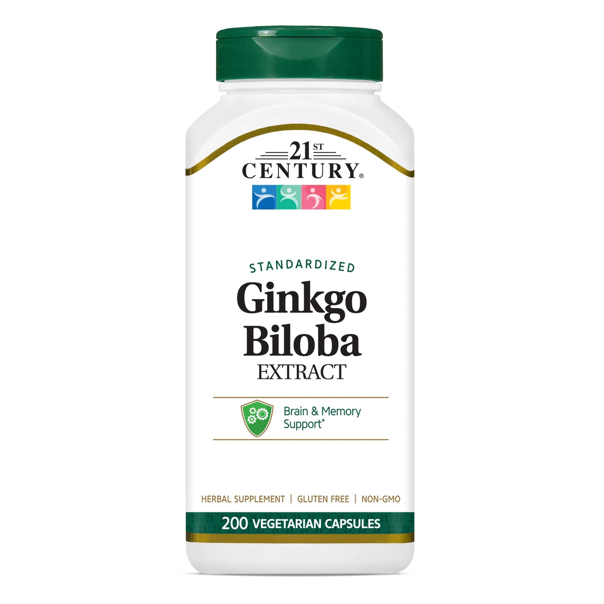 21st Century Ginkgo Biloba Extract Capsules, 200 Count