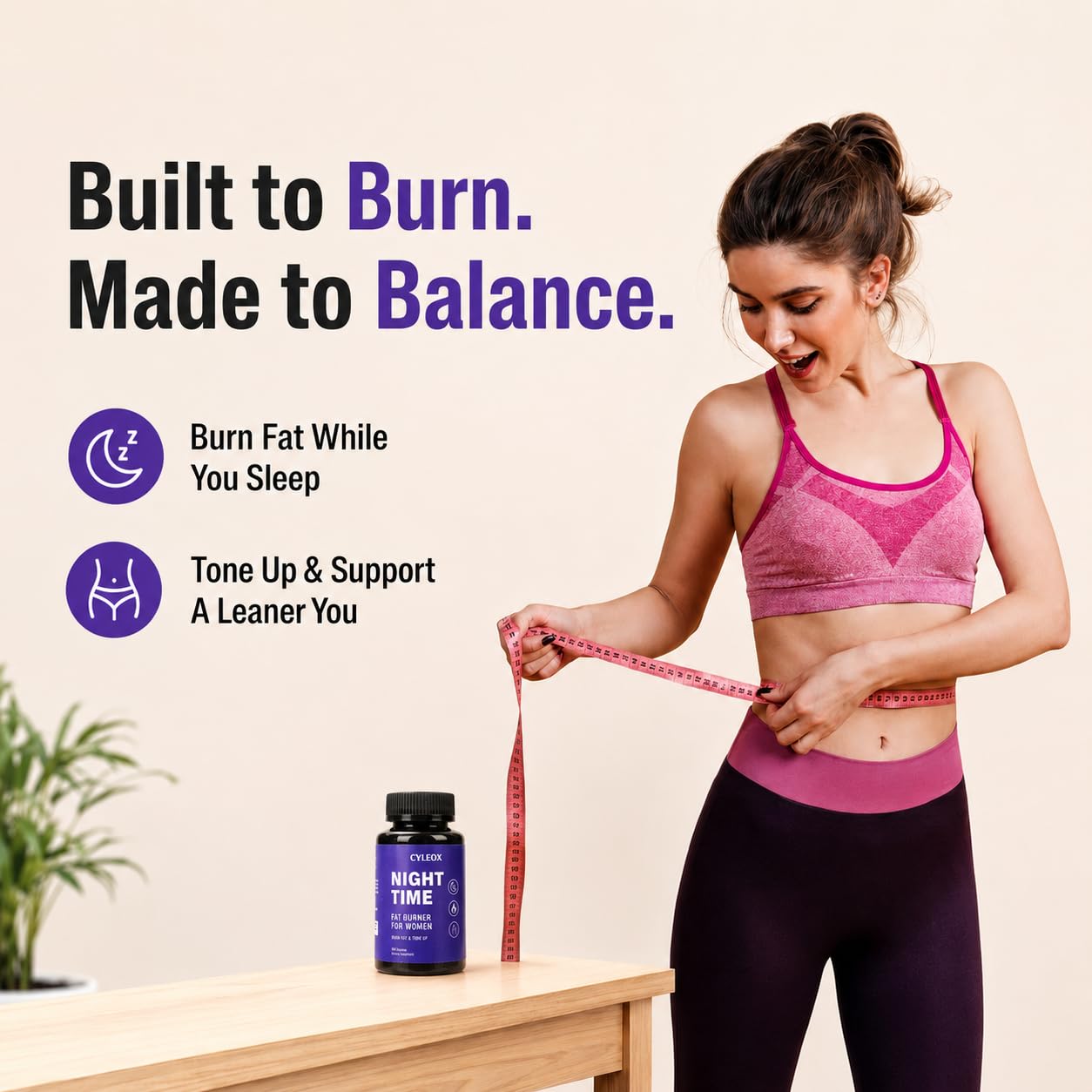 Cyleox Night Time Fat Burner for Women 60 Capsules