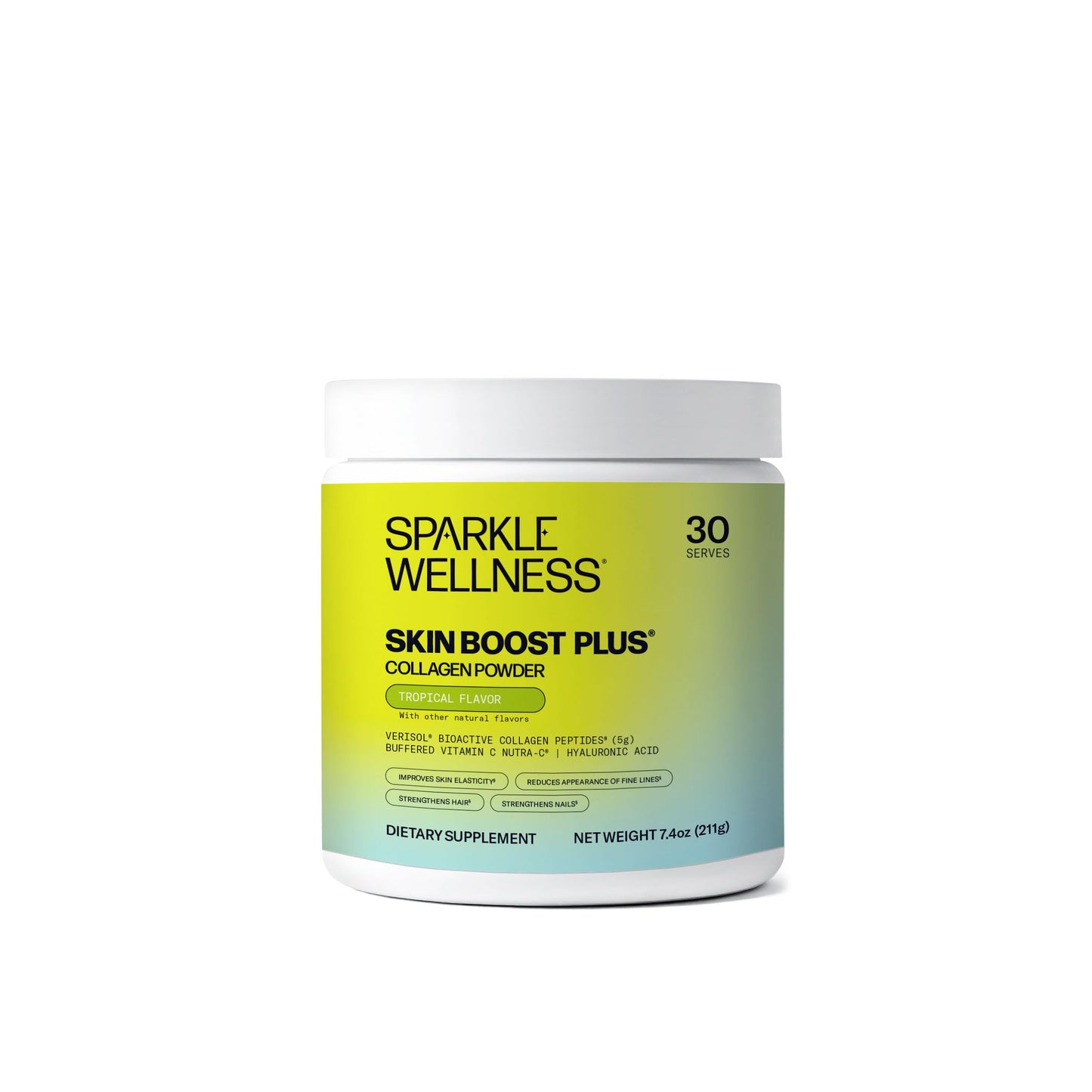 Sparkle Wellness VERISOL Bioactive Hydrolyzed Collagen Peptides Powder 30 Servings
