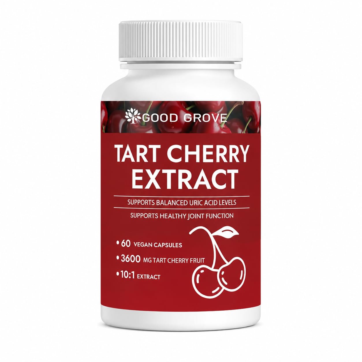 Vitalleap GoodGrove Tart Cherry Extract Capsules, 60 Count