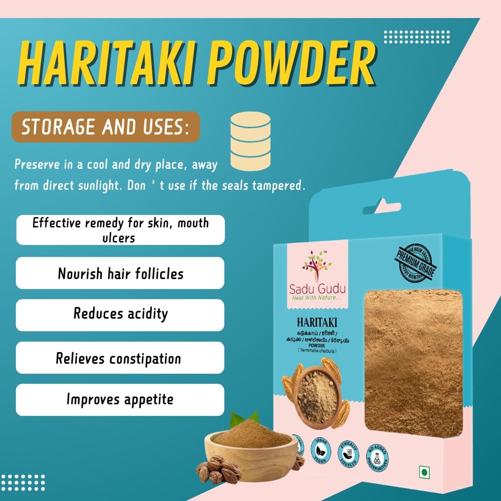 Sadu Gudu Haritaki Powder 3.52 oz