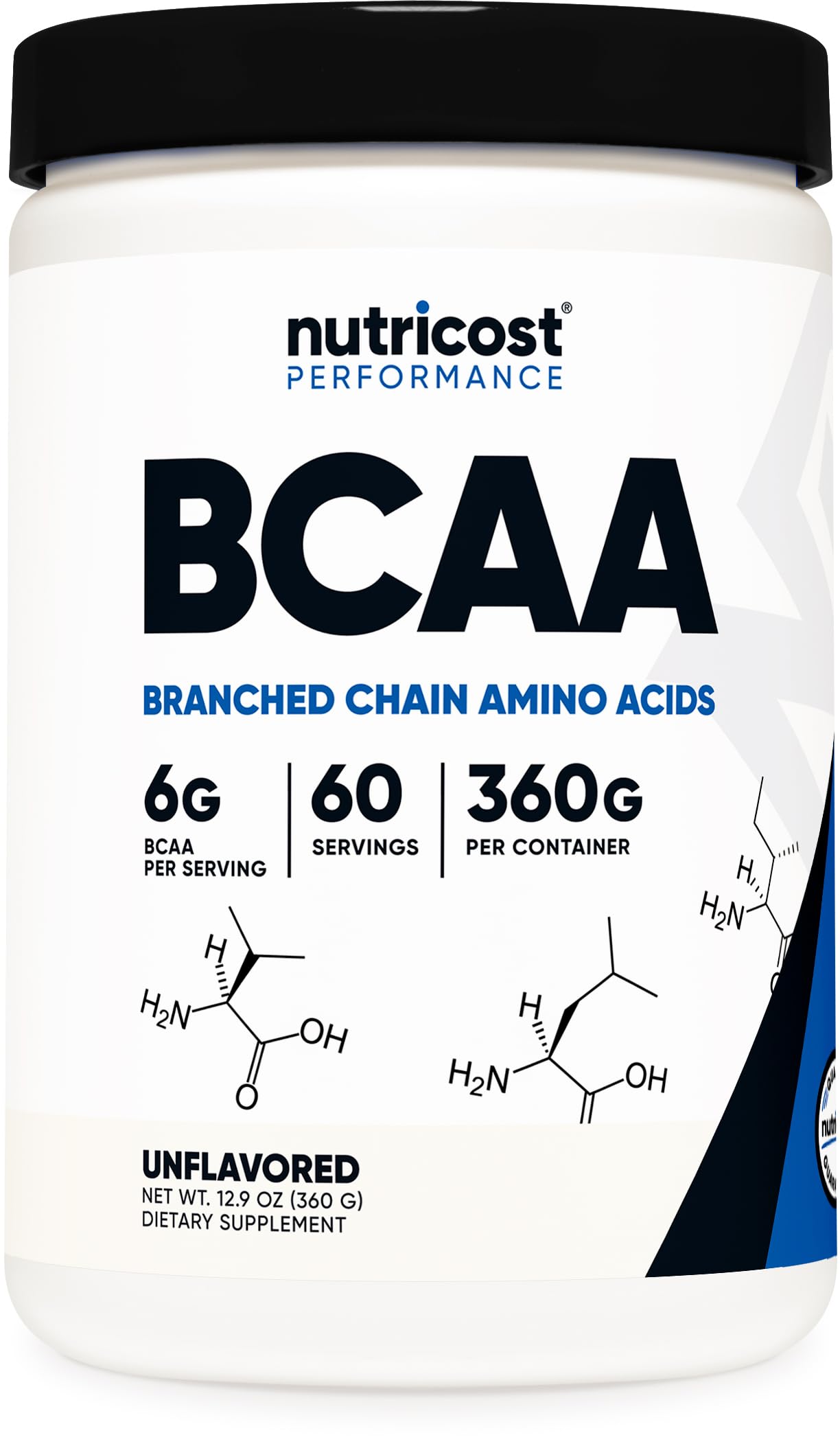Nutricost BCAA Powder 2:1:1, 12.9 Ounce