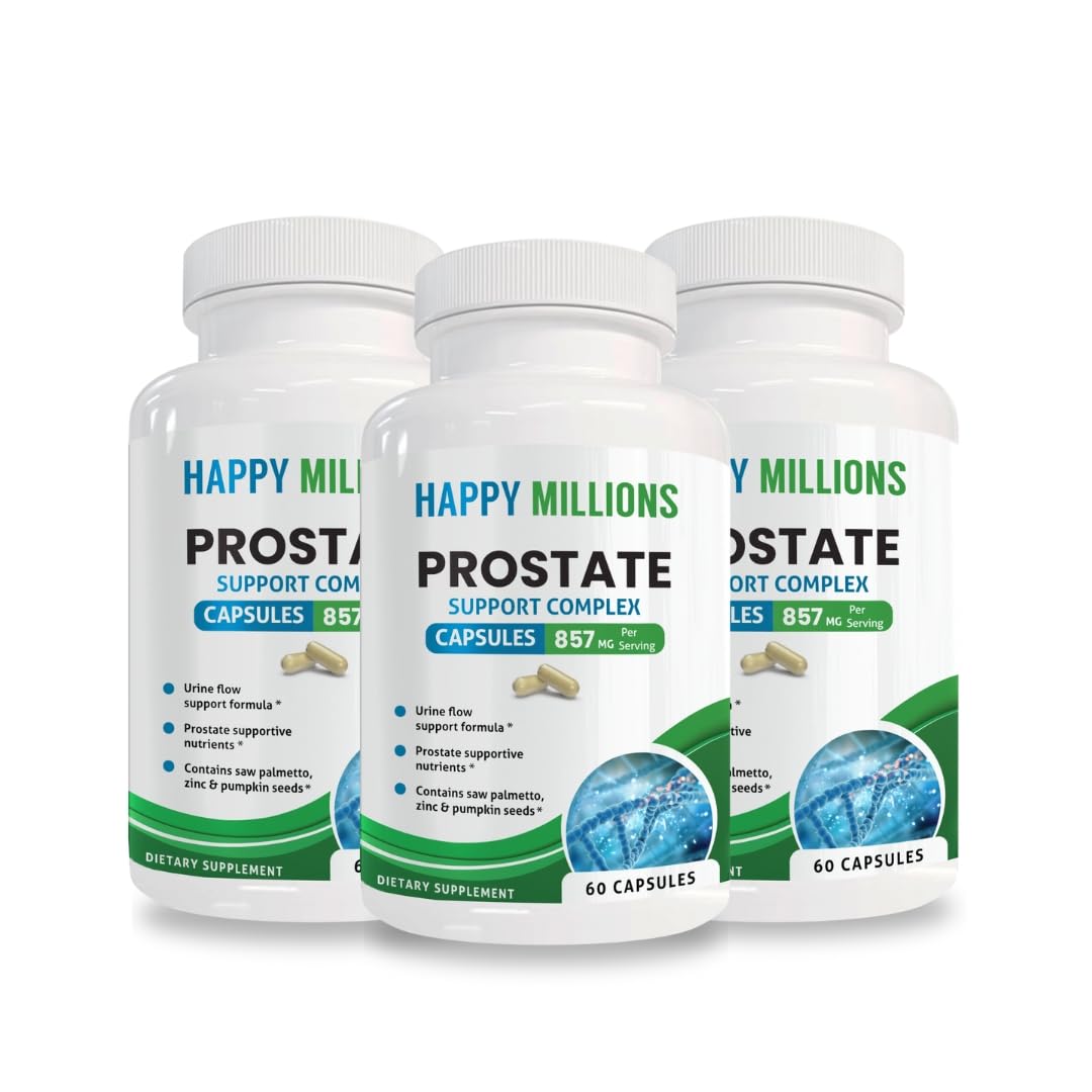 HAPPY MILLIONS Prostate Support 180 Capsules