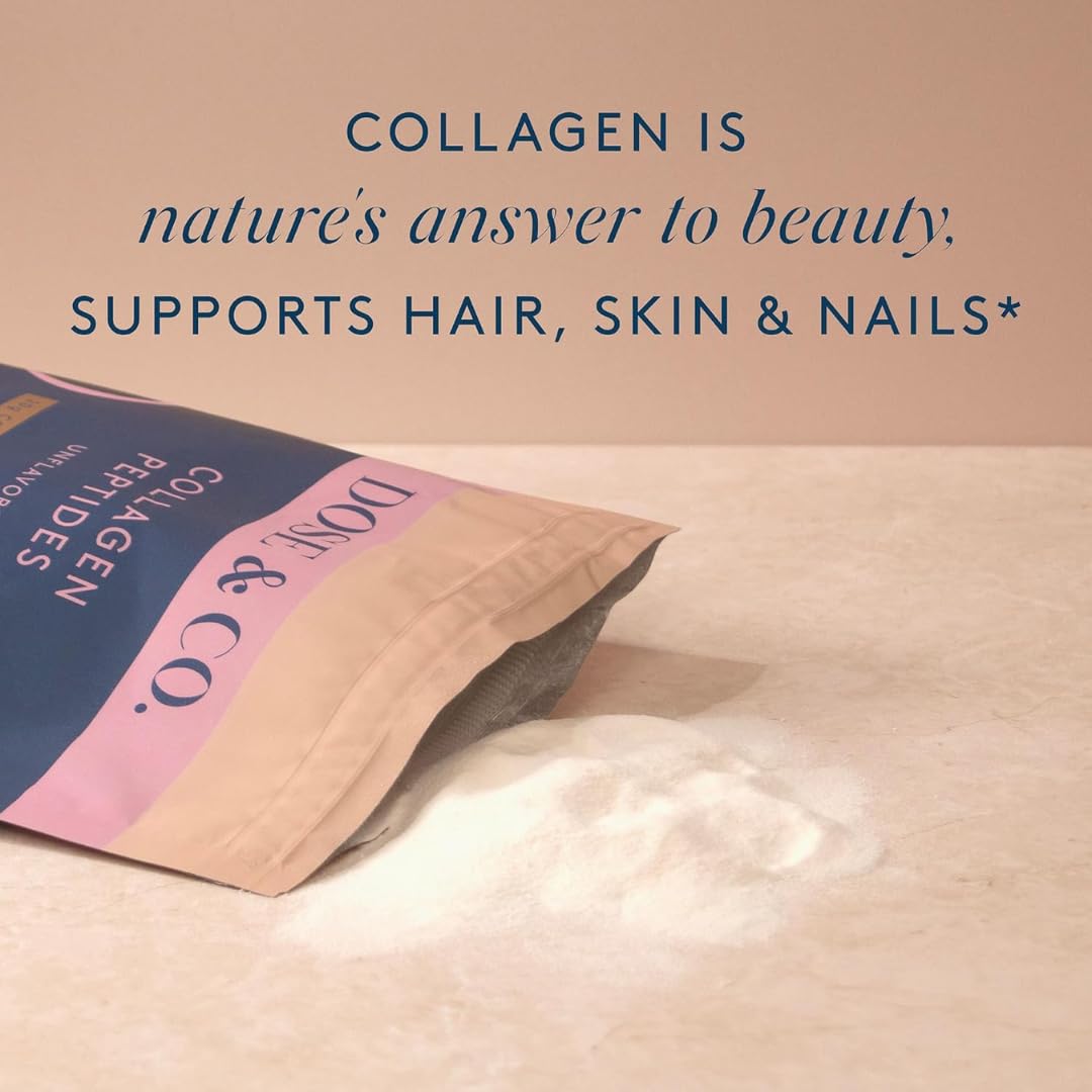 DOSE & CO Pure Collagen Peptides Powder 9.6 oz