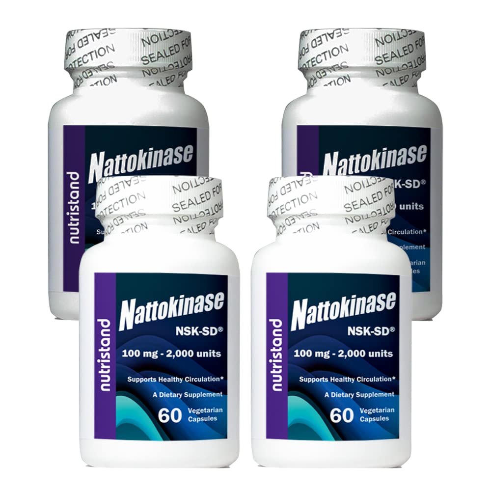 NutriStand Nattokinase 2,000 Units Capsules, 60 Count