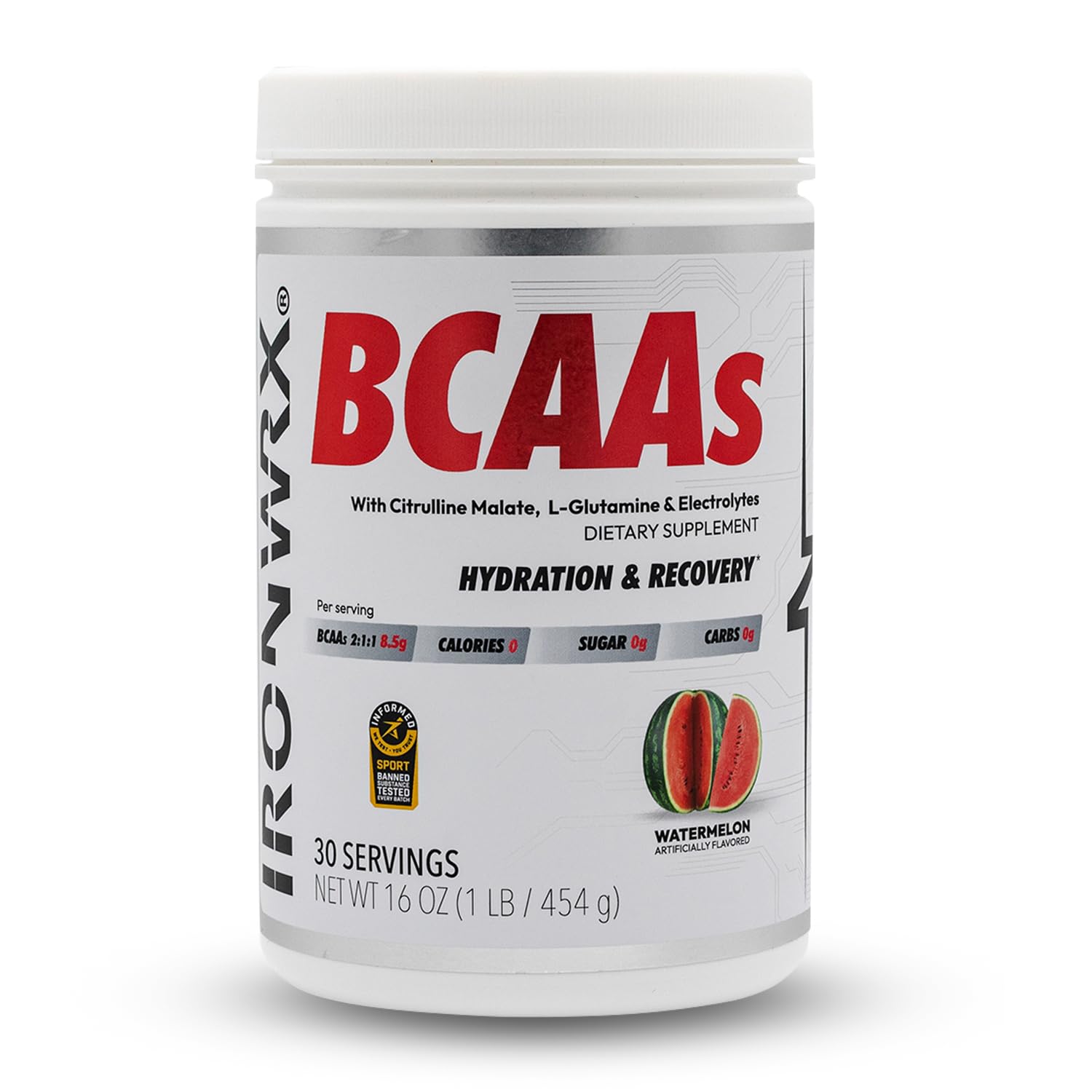 IRONWRX BCAA Powder 16 Servings