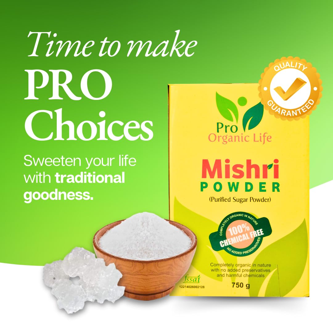 Pro Organic Life Mishri Powder 26.46 Ounces