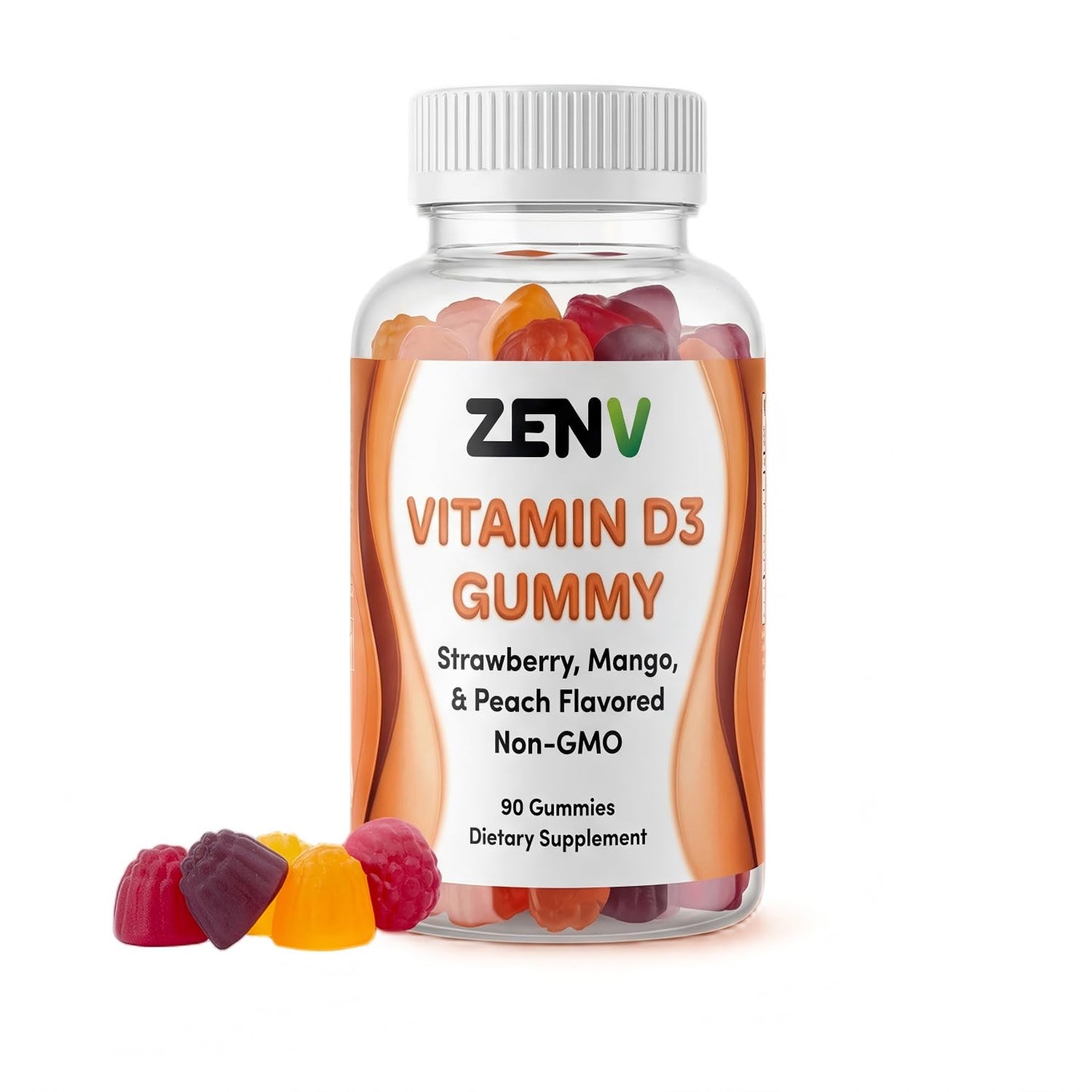 ZENV Vitamin D3 Gummies 90 Count