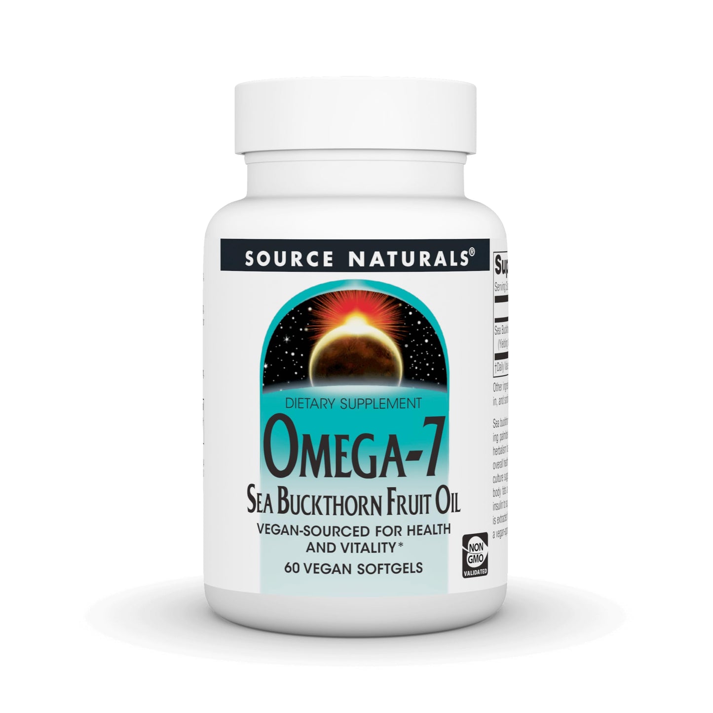 Source Naturals Omega-7 Sea Buckthorn Fruit Oil Softgels 60