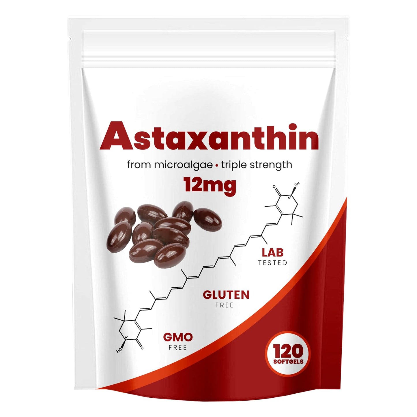 Yoqpoe Astaxanthin 12mg Softgel, 1 Count