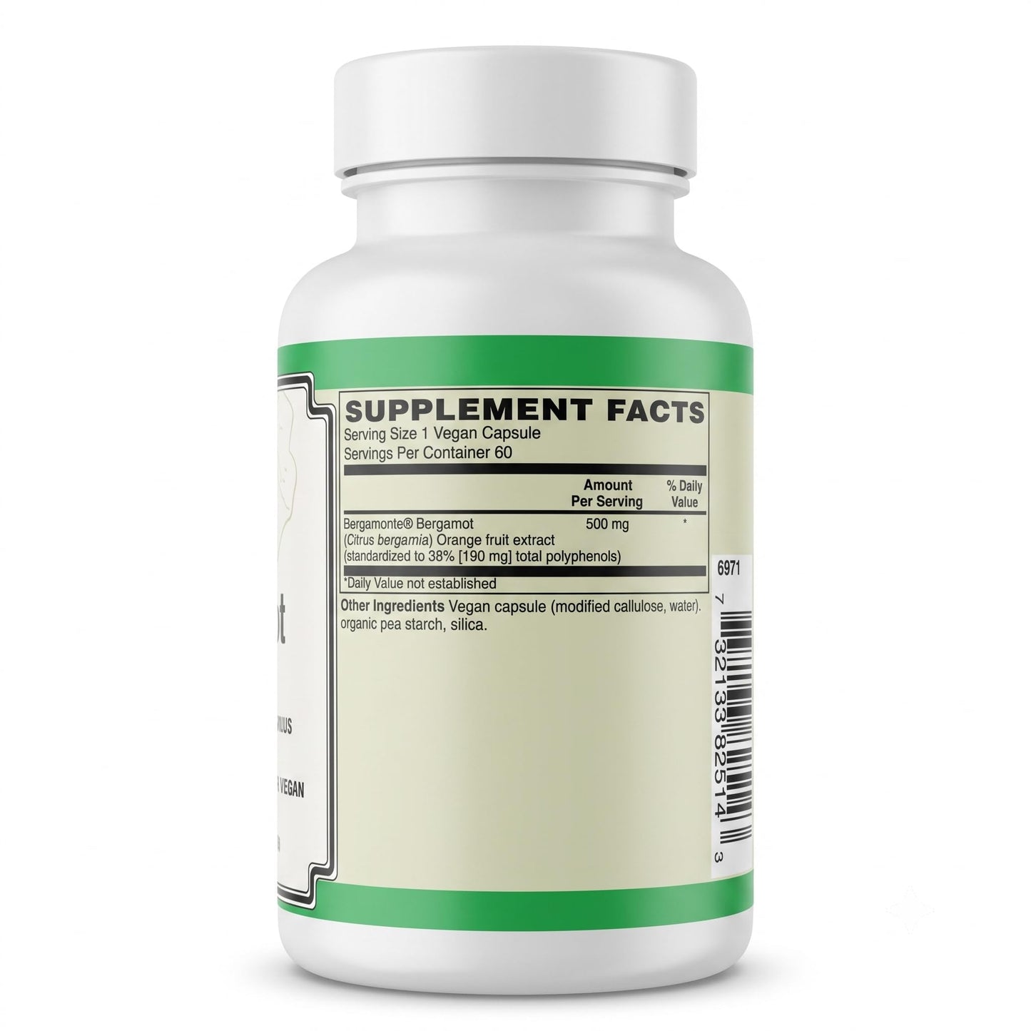 AlchePharma Bergamot 500mg Capsule 60 Count