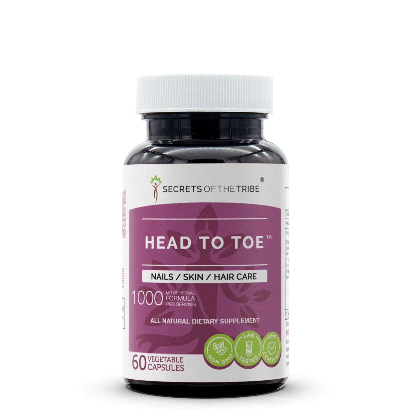 Secrets of the Tribe Head to Toe Capsules, 60 Capsules
