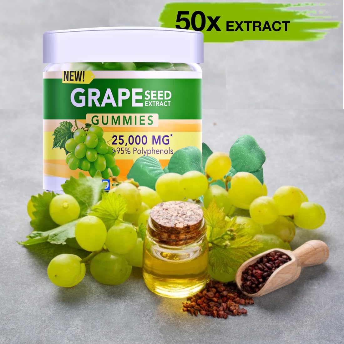 Holistic MD Grape Seed Extract Gummies 30 Count
