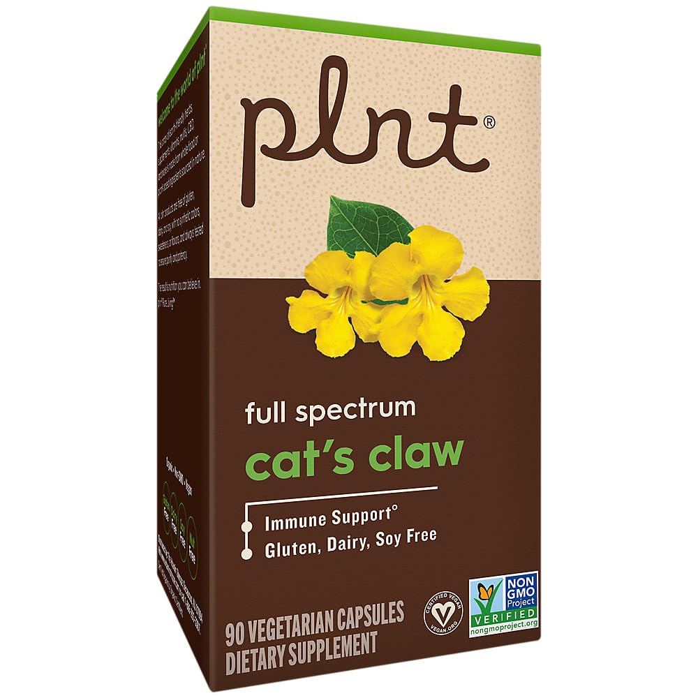 plnt Cat's Claw Full Spectrum for Immune Support 90 Capsules