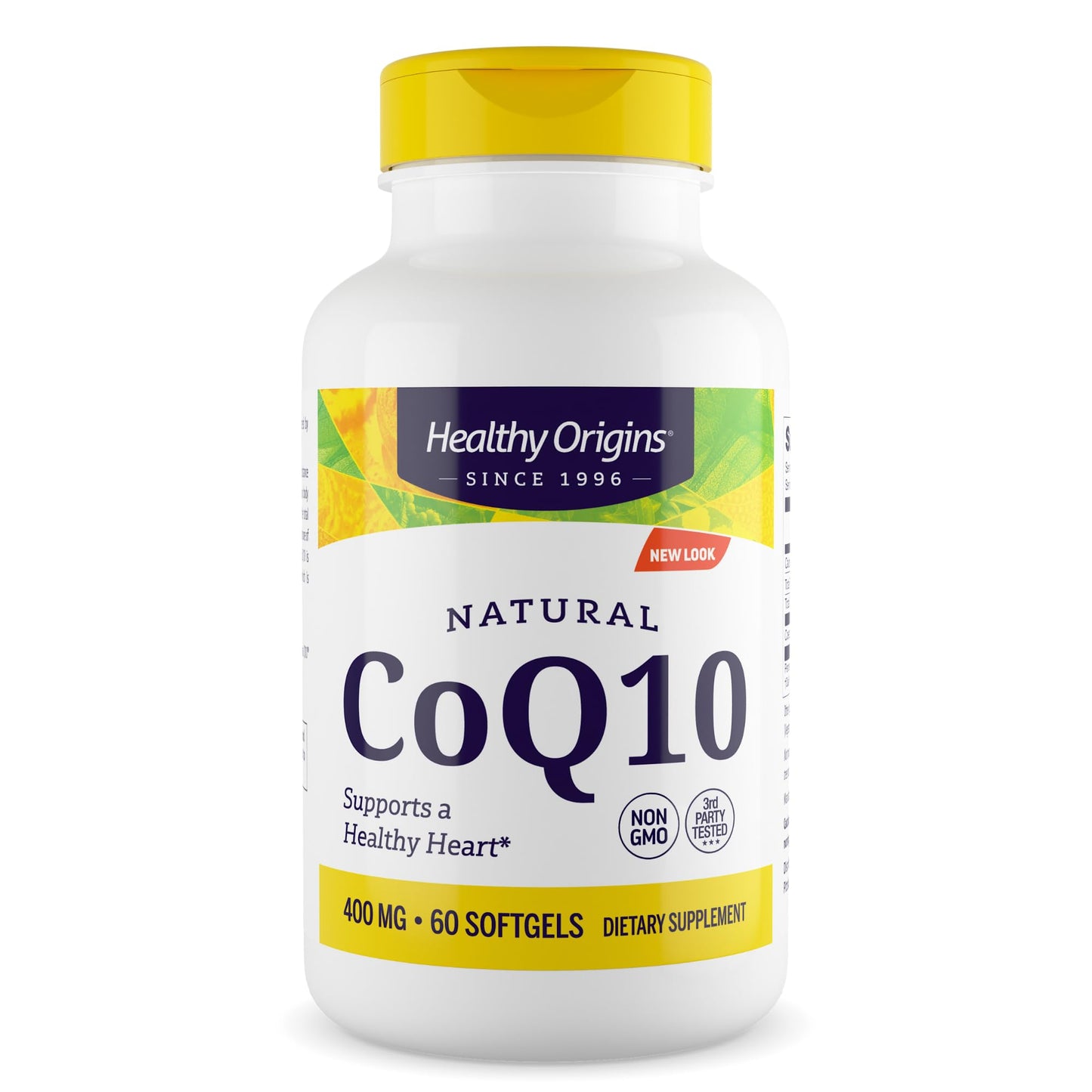 Healthy Origins CoQ10 400 mg Softgels, 60 Count