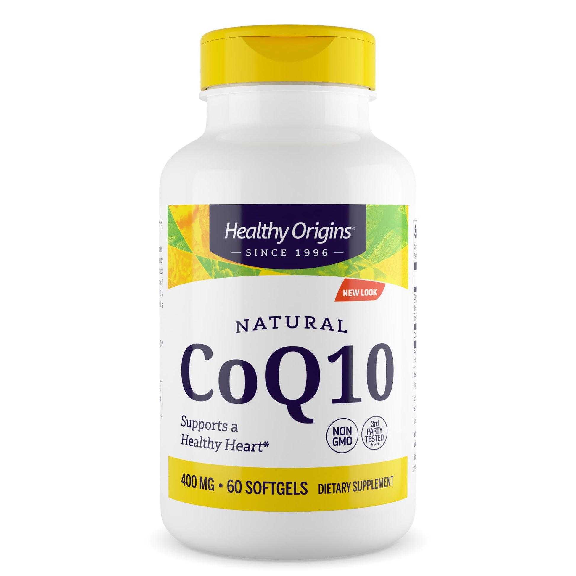 Healthy Origins CoQ10 400 mg Softgels, 60 Count