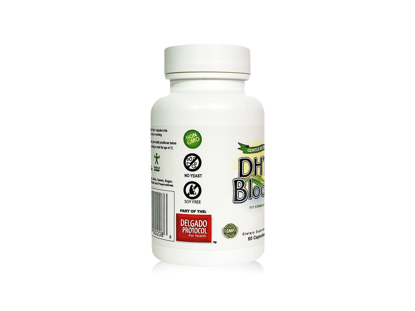 The Delgado Protocol for Health DHT Block, 60 Capsules