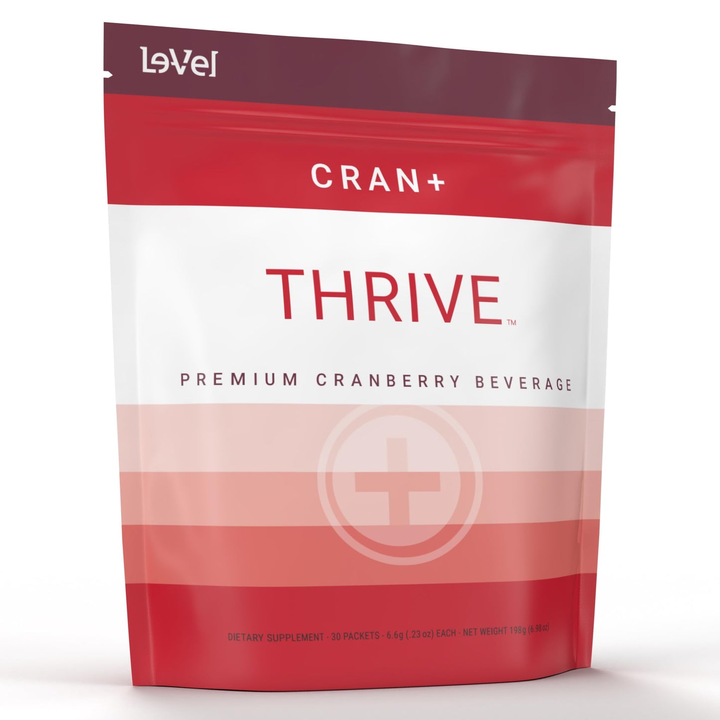 Le-Vel Thrive Cran+ Herbal Supplement Powder, 30 Packets