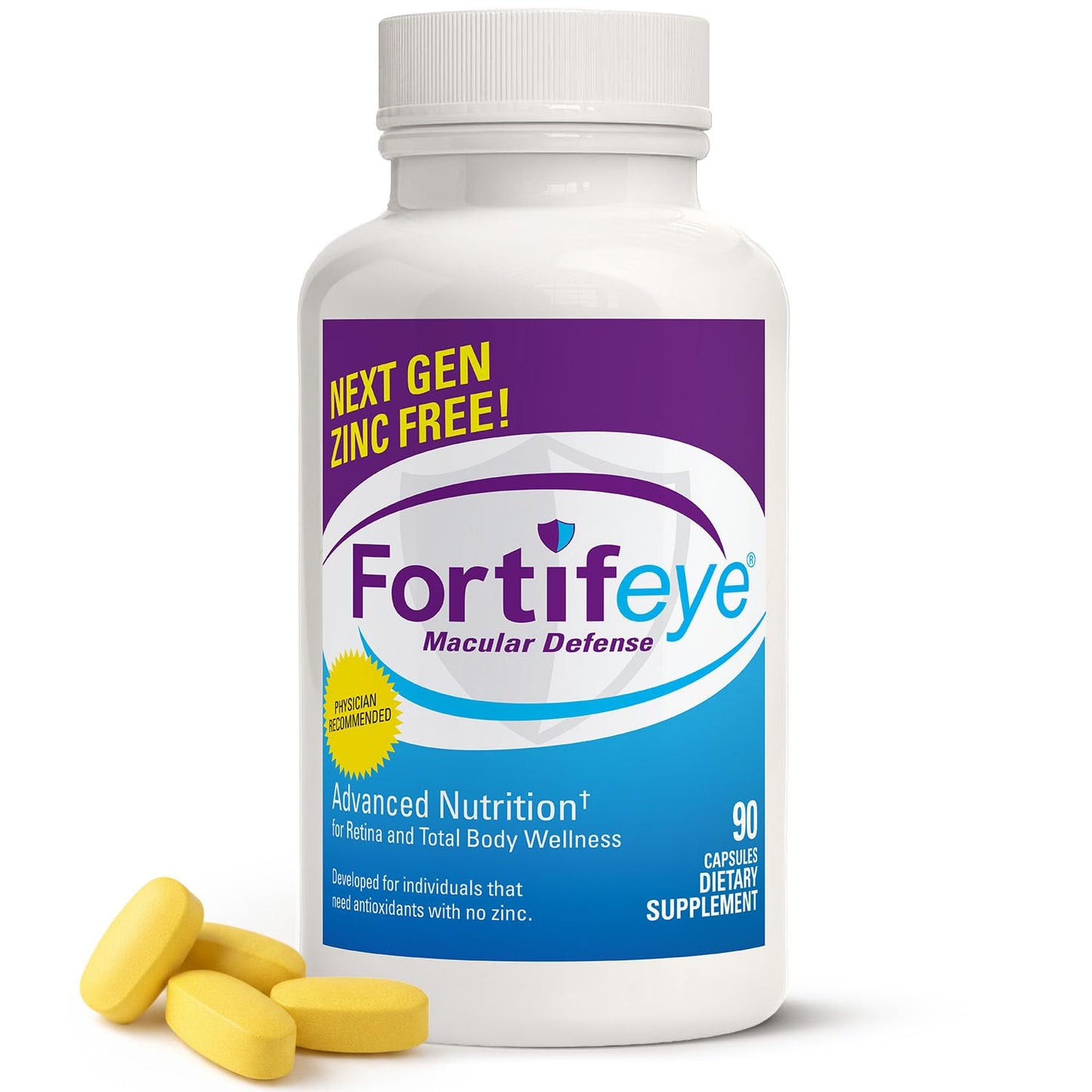 Fortifeye Vitamins Macular Defense Multivitamin Tablet 90-Count