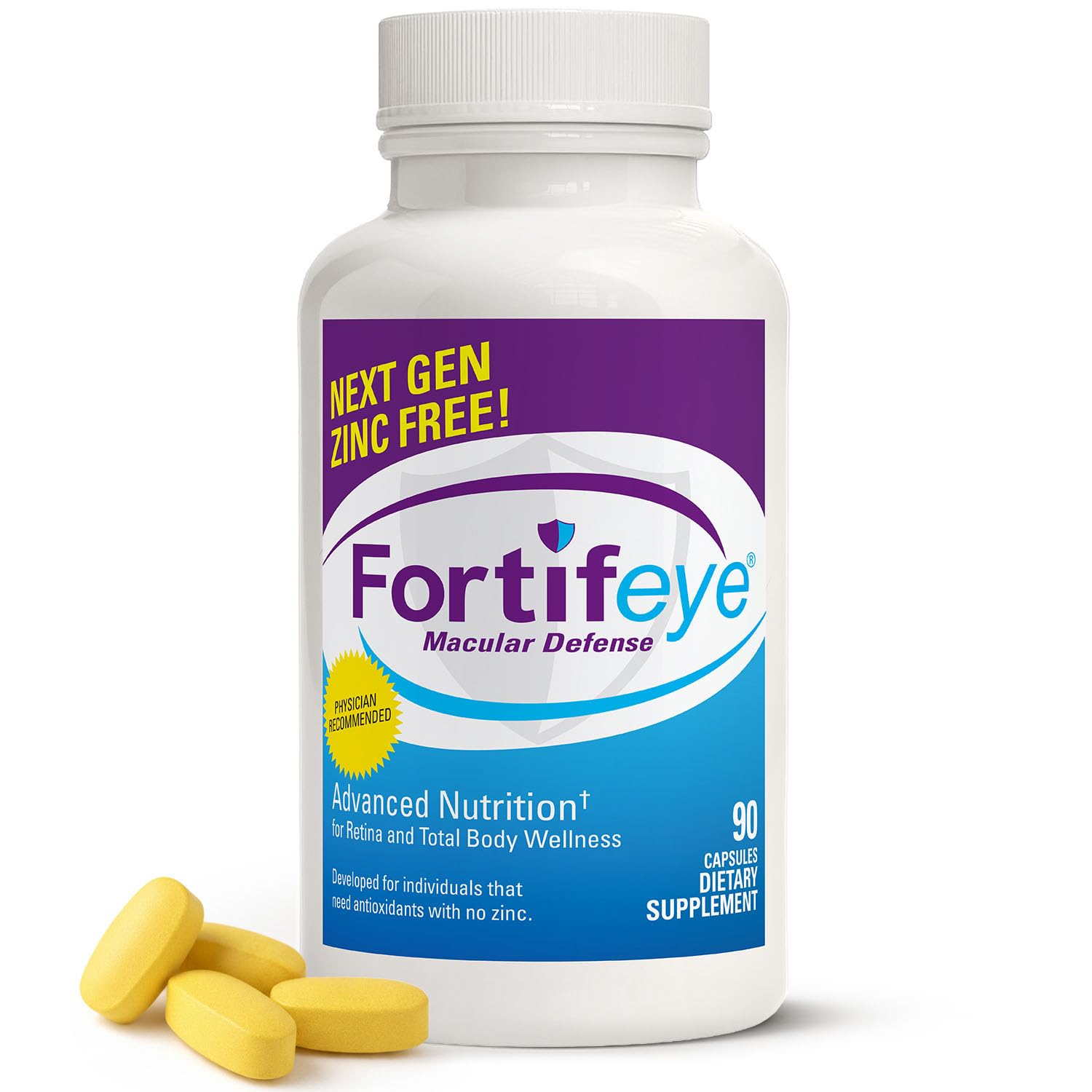 Fortifeye Vitamins Macular Defense Multivitamin Tablet 90-Count