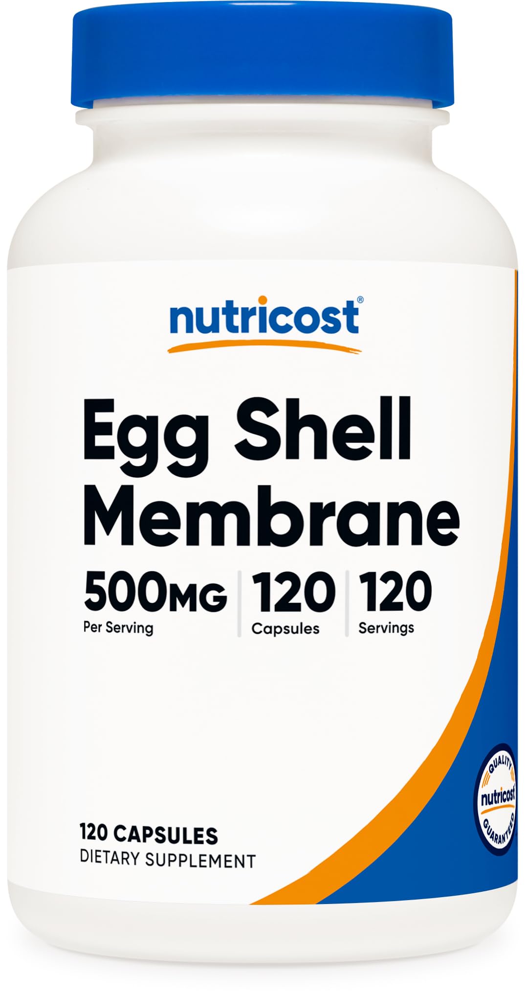 Nutricost Egg Shell Membrane 500 mg Capsule, 120 Count