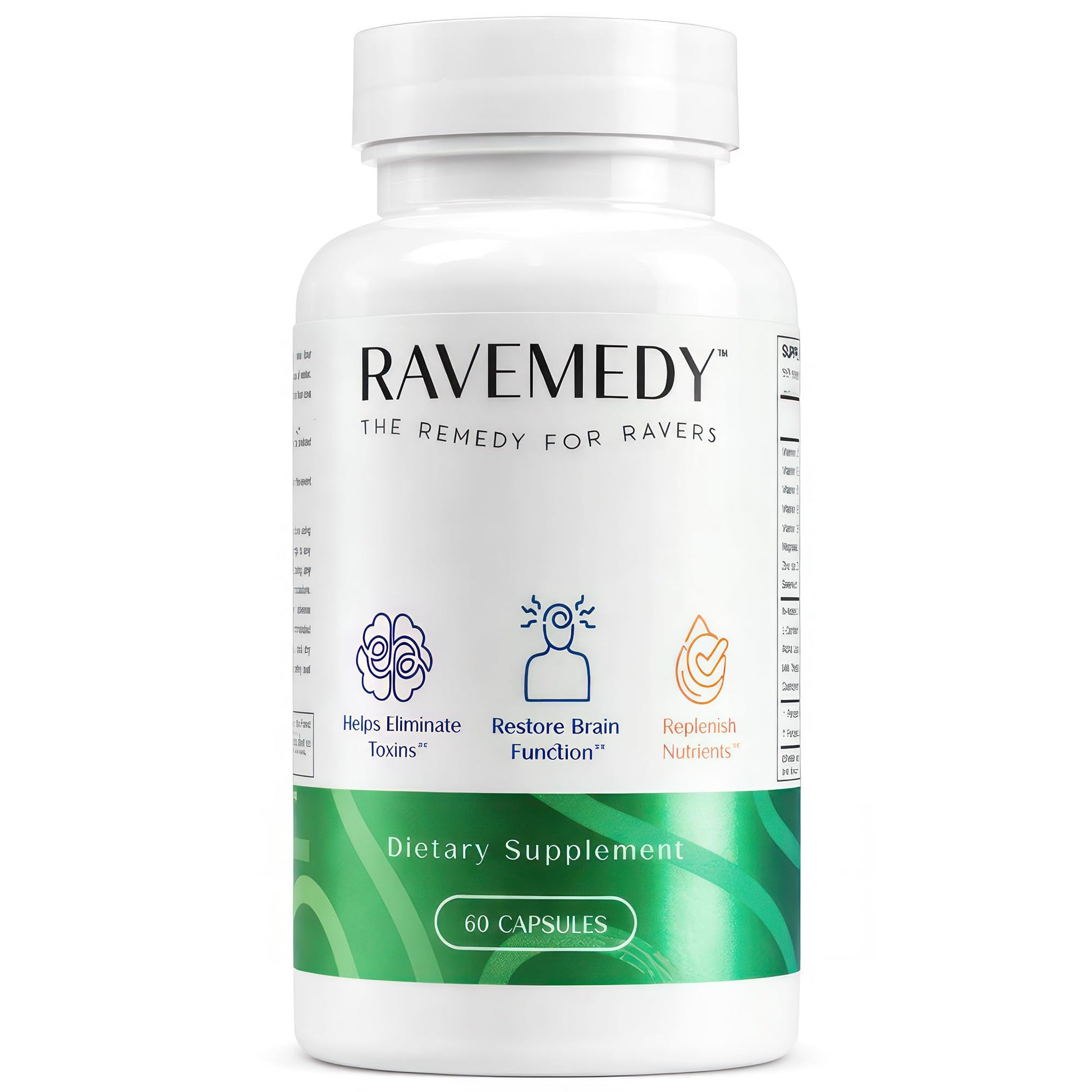 Ravemedy Rave Supplement, 60 Capsules