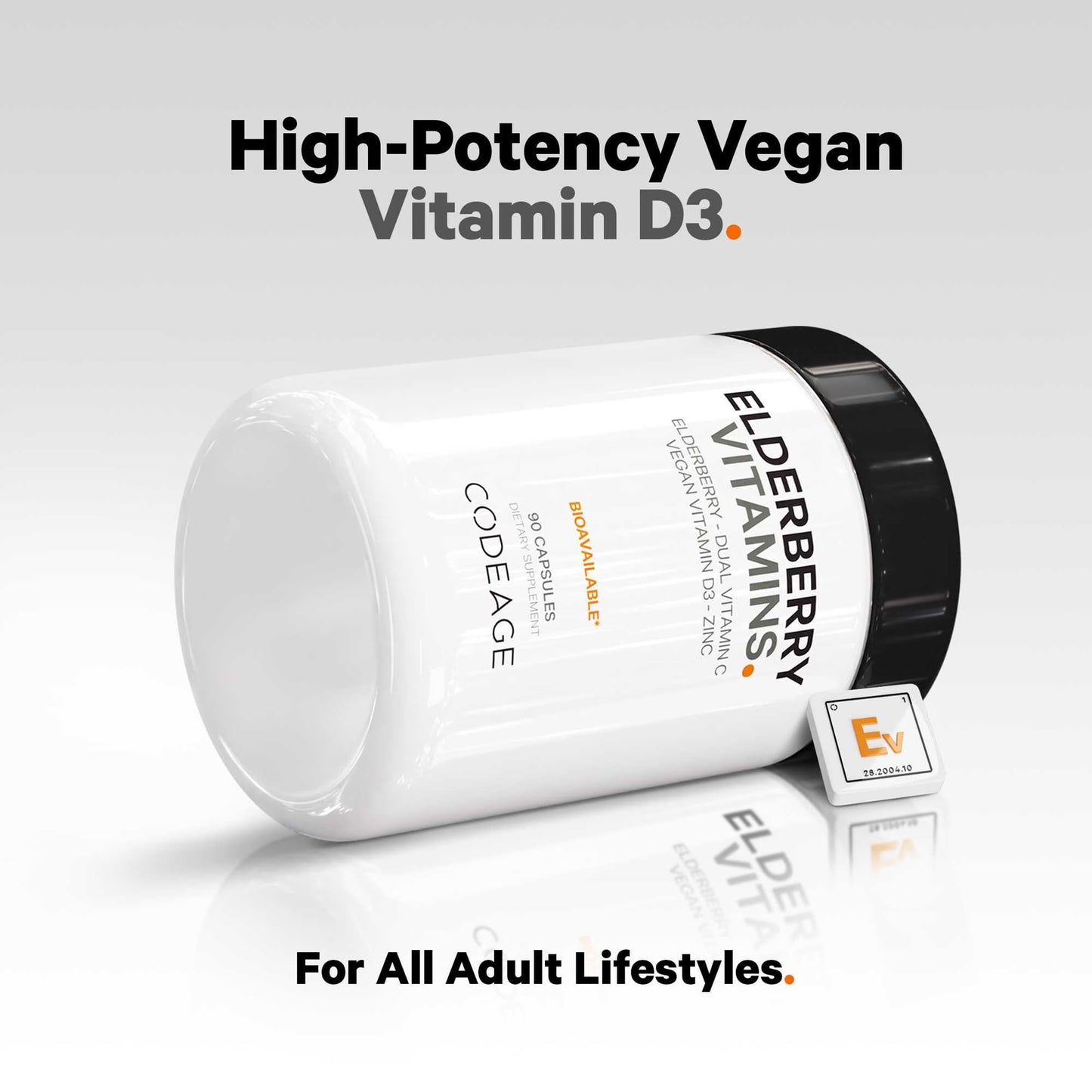 Codeage Elderberry Vitamins Capsules 90