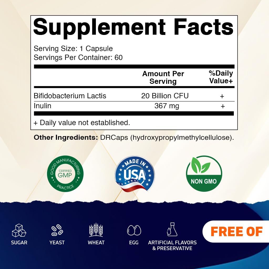 Vitamatic Bifidobacterium lactis Capsule 120 Count