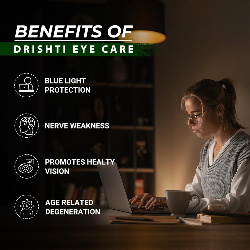 Divya Himalayan 13 Herbs Eye Support Tablets with Lutein & Zeaxanthin, 60 Count