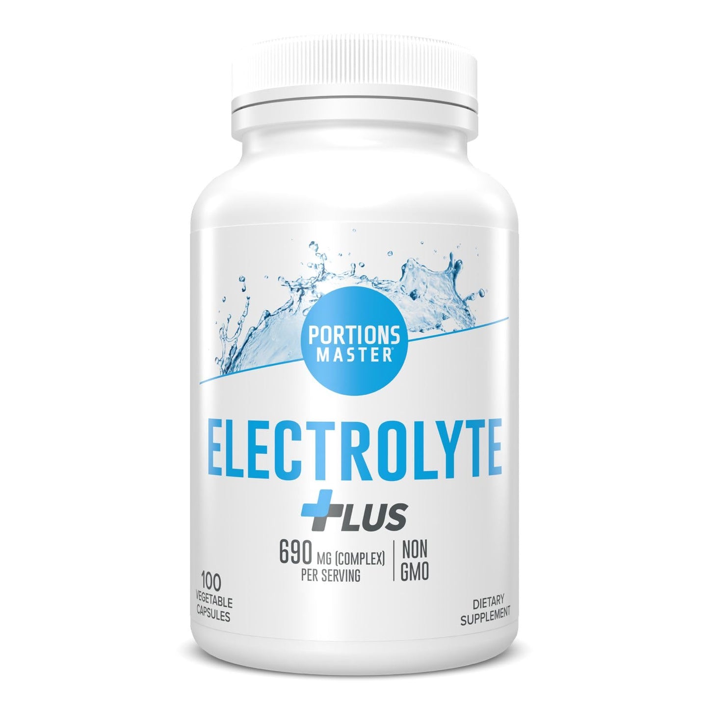 Portions Master Electrolyte Plus Capsule, 100 Veg Caps