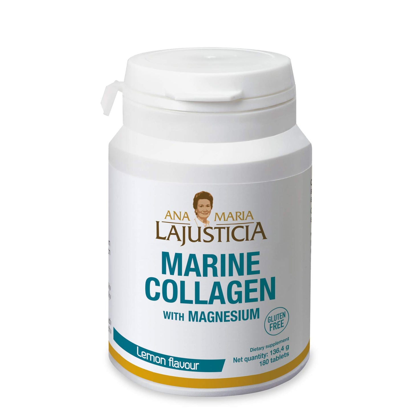 Ana María Lajusticia Marine Collagen with Magnesium, 180 Tablets