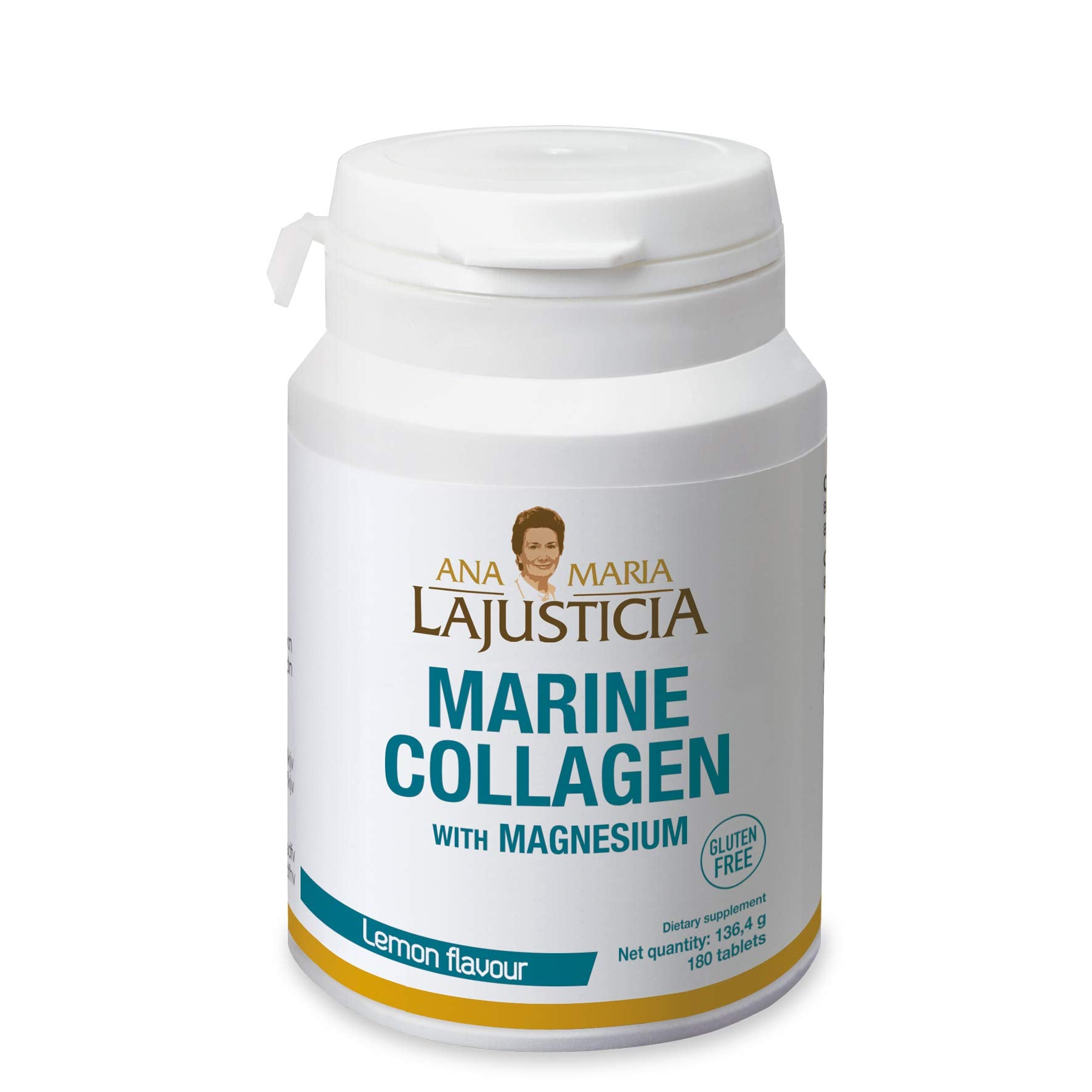 Ana María Lajusticia Marine Collagen with Magnesium, 180 Tablets