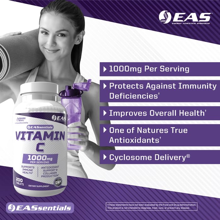EAS Vitamin C 1000mg Tablet, 200 Tablets