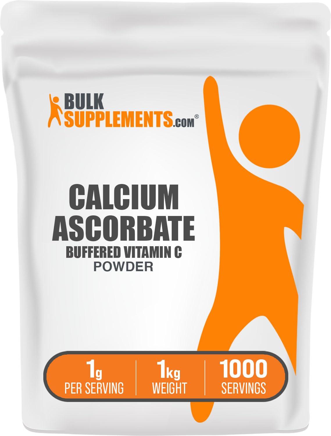 BulkSupplements Calcium Ascorbate Powder - Buffered Vitamin C Supplement, Vegan & Gluten Free, 1g per Serving, 35.27 oz