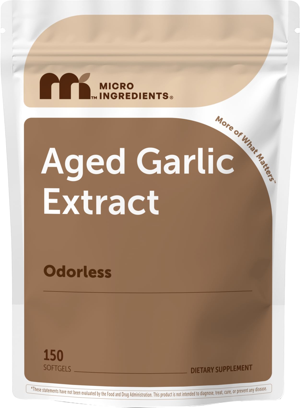 Micro Ingredients Odorless Garlic 150 Softgels