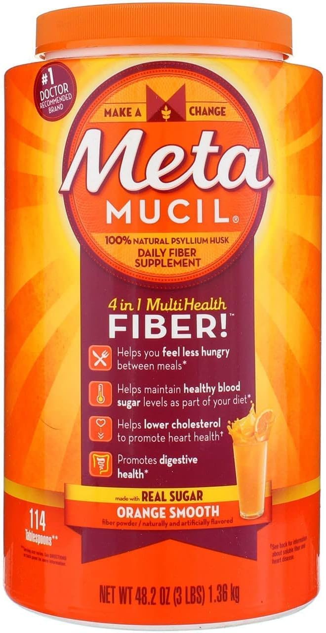 Metamucil Orange Smooth Powder 48.2