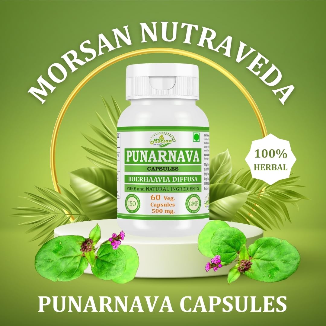 Morsan Nutraveda Punarnava Capsules 60 Count