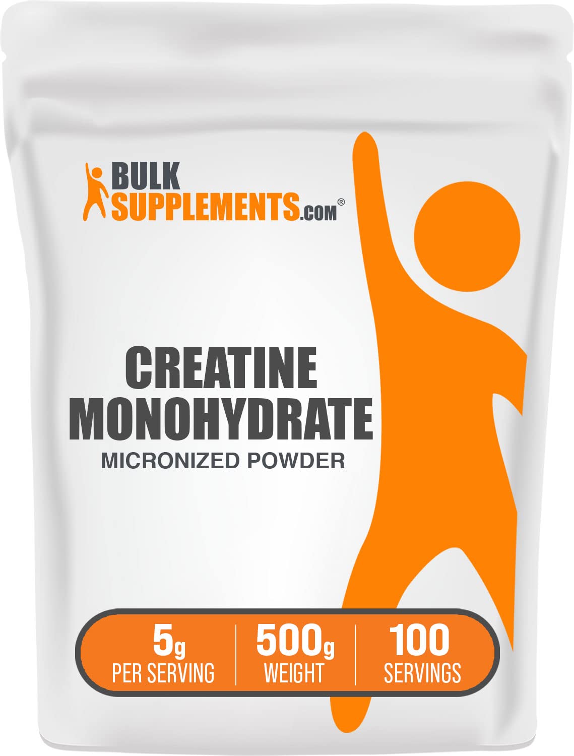 BulkSupplements Creatine Monohydrate Powder (Micronized, Unflavored), 17.64