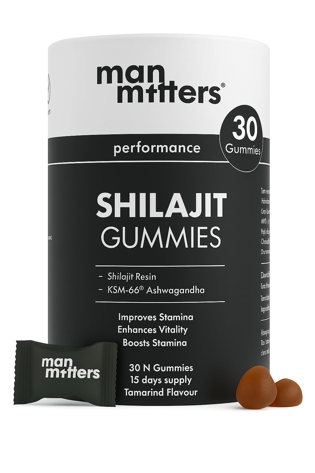 Generic Man Matters Shilajit Gummies for Men, 30 Gummies