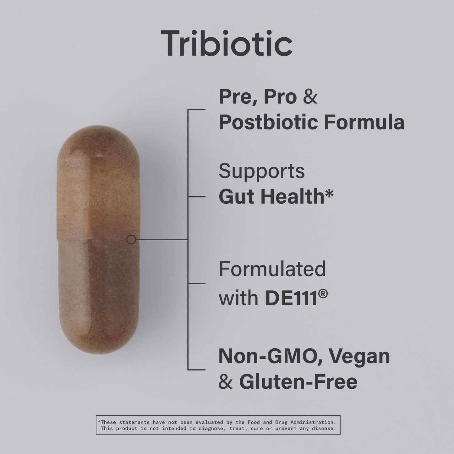 Sports Research Tribiotic 3-in-1 Pre, Prost & Probiotic Capsules 30 Count