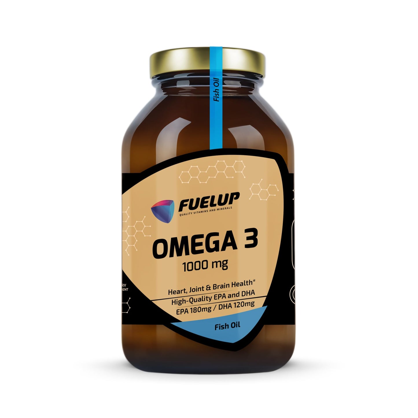 Fuelup Omega 3 (TG) 1000 mg Softgels, 180 Softgels